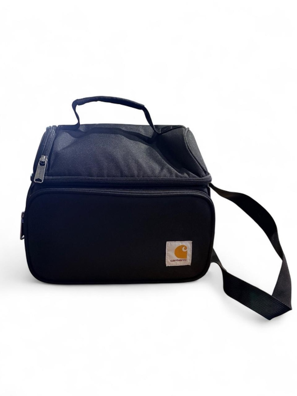 NWOT Carhartt Insulated 12-Can Two-Compartment Lunch Cooler – Black